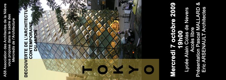 Conférence, Découverte de l'architecture contemporaine du japon